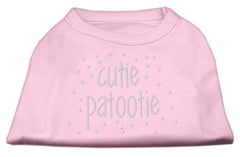 Cutie Patootie Rhinestone Shirts Light Pink XXXL