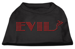 Evil Rhinestone Shirts Black XXXL