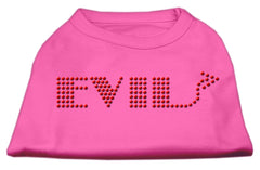 Evil Rhinestone Shirts Bright Pink XXXL