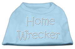 Home Wrecker Rhinestone Shirts Baby Blue XXXL(20)