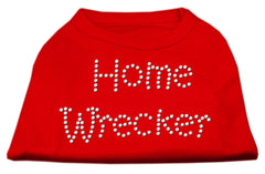 Home Wrecker Rhinestone Shirts Red XXXL(20)