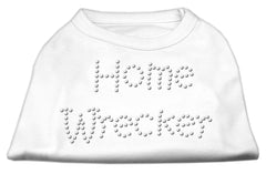 Home Wrecker Rhinestone Shirts White XXXL(20)
