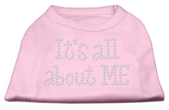 It's All About Me Rhinestone Shirts Light Pink XXXL(20)