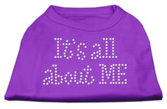 It's All About Me Rhinestone Shirts Purple XXXL(20)