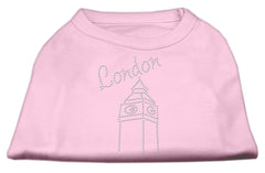 London Rhinestone Shirts Light Pink XXXL(20)