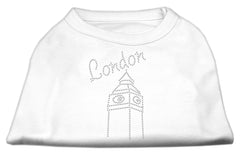 London Rhinestone Shirts White XXXL(20)