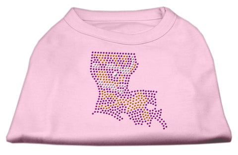 Louisiana Rhinestone Shirts Light Pink XXXL(20)