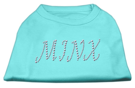 Minx Rhinestone Shirts Aqua XXXL(20)