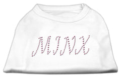 Minx Rhinestone Shirts White XXXL(20)