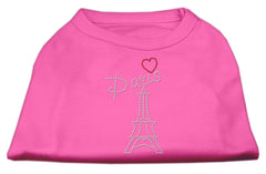 Paris Rhinestone Shirts Bright Pink XXXL(20)