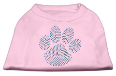 Blue Paw Rhinestud Shirt Light Pink XXXL(20)
