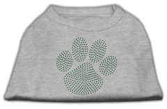 Green Paw Rhinestud Shirts Grey XXXL(20)