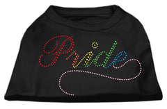 Rainbow Pride Rhinestone Shirts Black XXXL