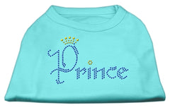 Prince Rhinestone Shirts Aqua XXXL(20)