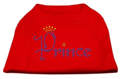 Prince Rhinestone Shirts Red XXXL(20)