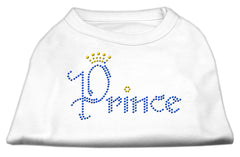 Prince Rhinestone Shirts White XXXL(20)