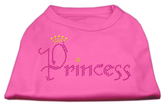 Princess Rhinestone Shirts Bright Pink XXXL