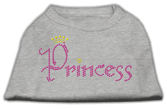 Princess Rhinestone Shirts Grey XXXL