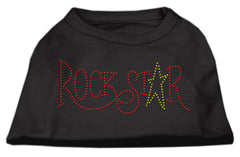 RockStar Rhinestone Shirts Black XXXL(20)