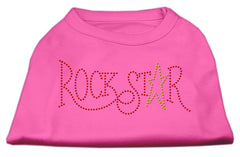 RockStar Rhinestone Shirts Bright Pink XXXL(20)
