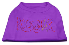 RockStar Rhinestone Shirts Purple XXXL(20)