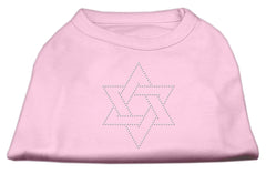 Star of David Rhinestone Shirt   Light Pink XXXL(20)