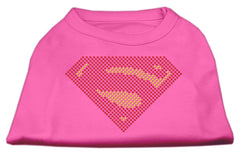 Super! Rhinestone Shirts Bright Pink XXXL(20)
