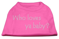 Who Loves Ya Baby? Rhinestone Shirts Aqua