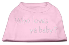 Who Loves Ya Baby? Rhinestone Shirts Aqua