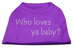 Who Loves Ya Baby? Rhinestone Shirts Aqua