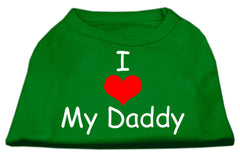 I Love My Daddy Screen Print Shirts Emerald Green XXXL (20)