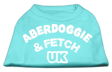 Aberdoggie UK Screenprint Shirts Aqua XXXL