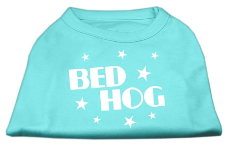 Bed Hog Screen Printed Shirt  Aqua XXXL