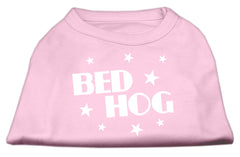 Bed Hog Screen Printed Shirt  Light Pink XXXL