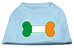 Bone Flag Ireland Screen Print Shirt Baby Blue XXXL