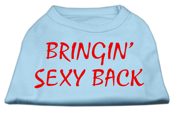 Bringin' Sexy Back Screen Print Shirts Baby Blue XXXL