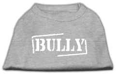 Bully Screen Printed Shirt  Grey XXXL