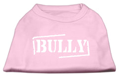 Bully Screen Printed Shirt  Light Pink XXXL