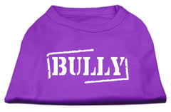 Bully Screen Printed Shirt  Purple XXXL