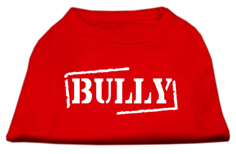 Bully Screen Printed Shirt  Red XXXL