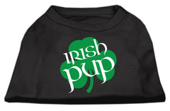 Irish Pup Screen Print Shirt Black  XXXL