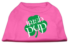 Irish Pup Screen Print Shirt Bright Pink XXXL