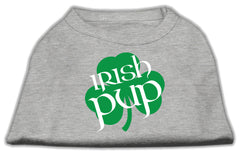 Irish Pup Screen Print Shirt Grey XXXL