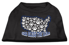 God Bless USA Screen Print Shirts Black XXXL(20)